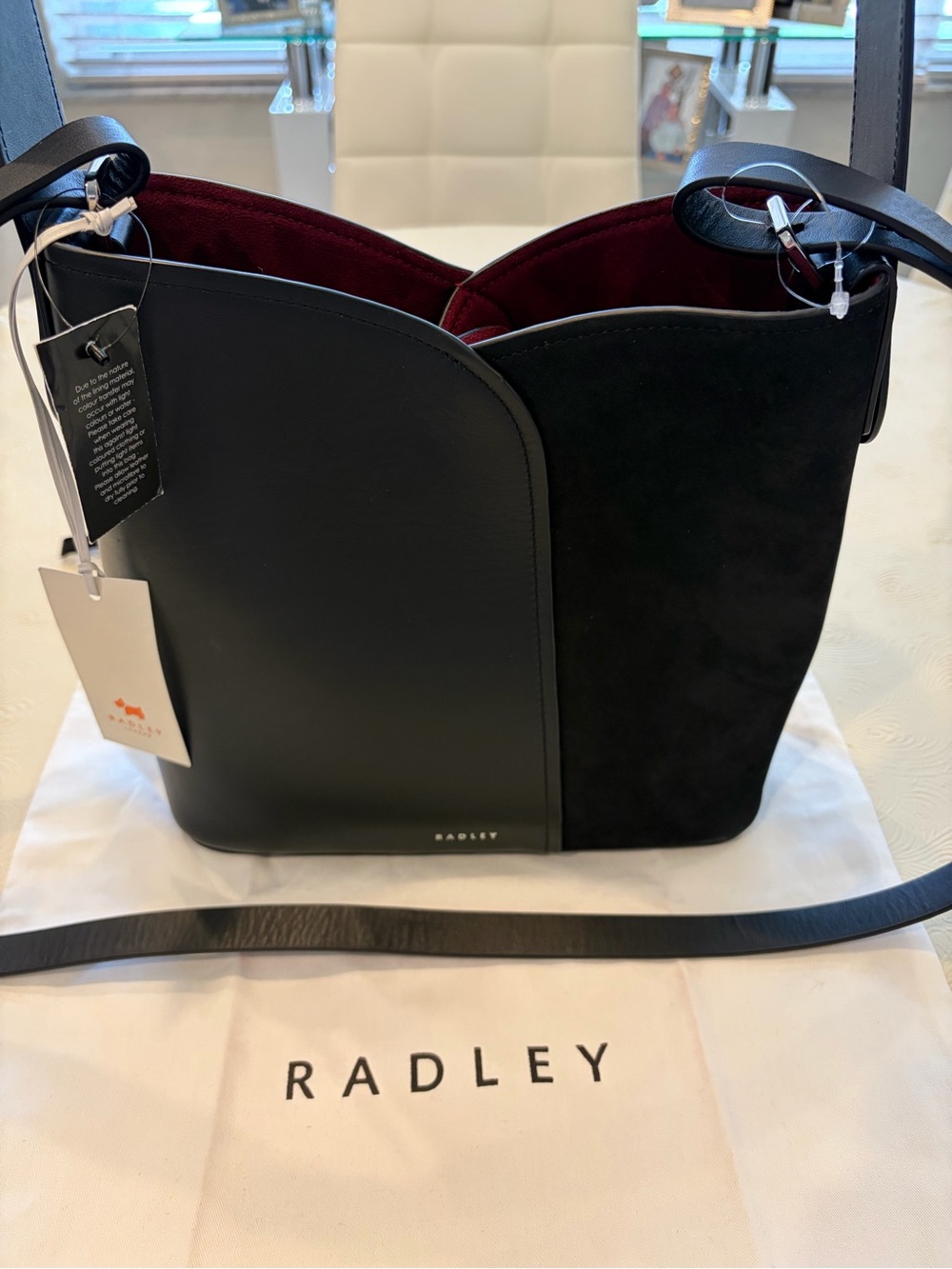 The Cordelia
Black Medium Open Top Shoulder NWT